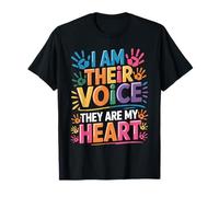 I Am Their Voice They Are My Heart Apreciación del Maestro - Camiseta
