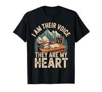 I Am Their Voice They Are My Heart Teacher Appreciation |- Camiseta