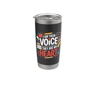 I Am Their Voice They Are My Heart |- Vaso térmico de acero inoxidable de doble pared
