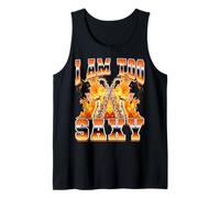 I Am Too Saxy Saxofonista Instrumento Saxofonista Saxofonista Camiseta sin Mangas