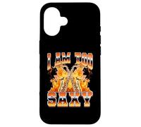 I Am Too Saxy Saxofonista Instrumento Saxofonista Saxofonista Carcasa para iPhone 16