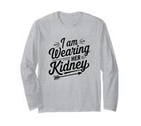 I Am Wearing Her Kidney Frase Trasplante Renal Manga Larga