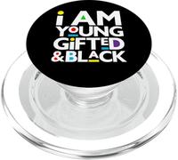 I Am Young Gifted & Black Girl Magic Brown Skin Boys Melanina PopSockets PopGrip para MagSafe