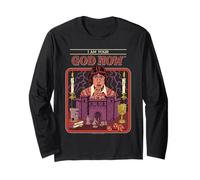 I Am Your God Now Dungeon Master Retro Funny Adult Humor Manga Larga