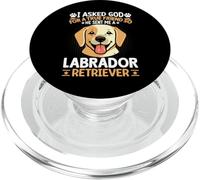 I Asked God For A True Friend So He Sent Me A Labrador PopSockets PopGrip para MagSafe
