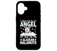 I Asked God For An Angel He Sent Me My Alaskan Malamute Carcasa para iPhone 16