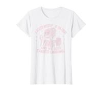 I Asked Myself If I'm Ok and We Both Started Laughing Meme Camiseta gráfica económica, Mujer, Blanco, XS