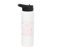 I Asked Myself If I'm Ok and We Both Started Laughing Meme Stainless Steel Insulated Water Bottle