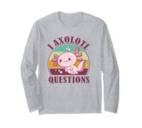 I Axolotl cuestiona a los niños, linda niña Axolotl Vintage Manga Larga