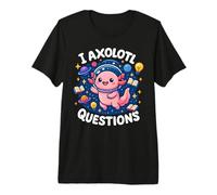 I Axolotl cuestiona a Space Galaxy Astronaut Last Day Kids Camiseta Premium