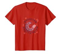 I Axolotl cuestiona Todo Lindo Curioso Anfibio Camiseta, Niños, Rojo, 12 años