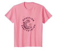 I Axolotl cuestiona Todo Lindo Curioso Anfibio Camiseta, Niños, Rosado, 3 años
