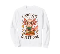 I Axolotl Preguntas Lectura Bookworm Último día de Clases Sudadera