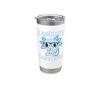 I Axolotl Questions Kids, lindo libro de lectura de Axolotl Baby Boy Vaso térmico de acero inoxidable de doble pared