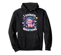 I Axolotl Questions Space Galaxy Astronauta Lindo Animal Niños Sudadera con Capucha