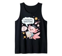 I Axolotl Questions Último día de Clases Graduación Niños Niñas Camiseta sin Mangas