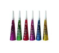 I.B.C. L.Happy New Year-Trompeta de Cono Multicolor, como se Muestra en la Imagen,