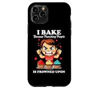 I BAKE BECAUSE PUNCHING PEOPLE IS FROWNED UPON Carcasa para iPhone 11 Pro