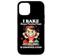 I BAKE BECAUSE PUNCHING PEOPLE IS FROWNED UPON Carcasa para iPhone 12/12 Pro