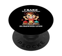 I BAKE BECAUSE PUNCHING PEOPLE IS FROWNED UPON PopSockets PopGrip Adhesivo