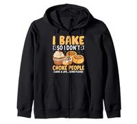 I Bake So I Don't Choke People Save A Life Send Harina Sudadera con Capucha