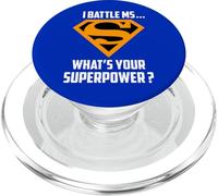 I Battle MS ¿Cuál es tu Conciencia de superpoderes PopSockets PopGrip para MagSafe