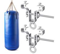 I Beam Clamp - 20cm Steel Punching Bag Hanger, Heavy Duty Mount Bracket, Durable Boxing Equipment Holder, Reliable Training Accessory | Industrial Martial Arts Fighting Gym System for Practice Workout