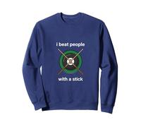 I Beat People with a Stick Billiard Player Pool Men Women Sudadera