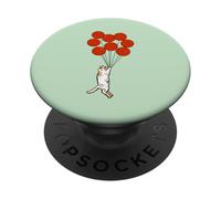 I Believe I Can Fly Exotic Shorthair Cat PopSockets PopGrip Adhesivo