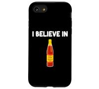 I Believe in Hot Sauce Condimento de chile picante Sabor Calor Carcasa para iPhone SE (2020) / 7 / 8