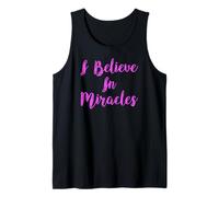 I Believe In Miracles Fe Oración Versículo de la Biblia Escritura Dios Camiseta sin Mangas