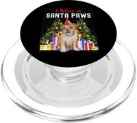 I Believe In Santa Paws - Bulldog Lover - Lindo Bulldog de Navidad PopSockets PopGrip para MagSafe