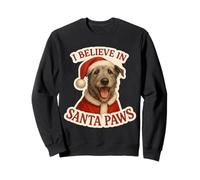 I Believe In Santa Paws Irish Wolfhound Dog Feliz Navidad Sudadera