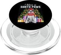 I Believe In Santa Paws - Lindo Bulldog francés de Navidad PopSockets PopGrip para MagSafe