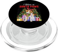 I Believe In Santa Paws - Lindo Jack Russell Navidad PopSockets PopGrip para MagSafe