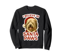 I Believe In Santa Paws Polaco Lowland Sheepdog Navidad Sudadera