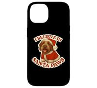 I Believe In Santa Paws Spinone Italiano Dog Feliz Navidad Carcasa para iPhone 14