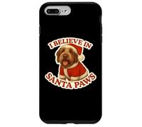 I Believe In Santa Paws Spinone Italiano Dog Feliz Navidad Carcasa para iPhone 7 Plus/8 Plus