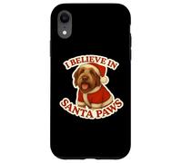 I Believe In Santa Paws Spinone Italiano Dog Feliz Navidad Carcasa para iPhone XR