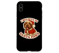 I Believe In Santa Paws Spinone Italiano Dog Feliz Navidad Carcasa para iPhone XS MAX