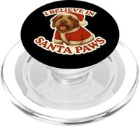 I Believe In Santa Paws Spinone Italiano Dog Feliz Navidad PopSockets PopGrip para MagSafe
