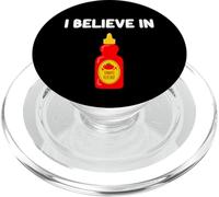 I Believe in Tomate Ketchup Condimento Clásico Dulce Picante PopSockets PopGrip para MagSafe