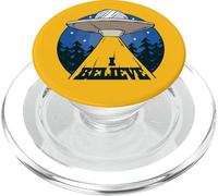 I Believe UFO Alien Nave Espacial Divertido Meme PopSockets PopGrip para MagSafe