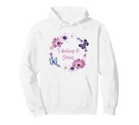 I Belong to Jesus Women Girls Floral Christian Faith White Sudadera con Capucha