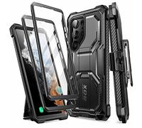 i-Blason Armorbox - Funda para Samsung Galaxy S23 Ultra con Soporte, [2 Marcos Frontales] 360 Funda de Cuerpo Completo con Protector de Pantalla Integrado y Clip para cinturón para S23 Ultra, Color