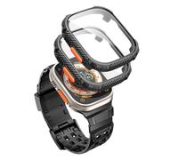 i-Blason Armorbox para Apple Watch Ultra Band [49 mm] Compatible con Apple Watch Ultra 1 y 2. Correa de TPU resistente y funda protectora (2 unid