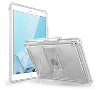 i-Blason - Carcasa para iPad 9e/8e/7e Gen de 10,2 Pulgadas (2021/2020/2019) [Serie Halo] Proteciton Transparente con Soporte Integrado, Parachoques Interior TPU (Transparente)