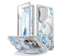 i-Blason Cosmo - Funda para Samsung Galaxy S24 Ultra con Soporte para cámara, [Compatible con MagSafe] Elegante Funda Completa 360 con Protector de Pantalla y Funda magnética para teléfono S24 Ultra,