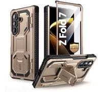 i-Blason Funda con Soporte para Samsung Galaxy ZFold 7 [Armorbox] con Protector de Pantalla de Vidrio Templado [Protección de Bisagra] Protectora Completa Prueba de Golpes Resistente Case (Desert)