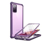 i-Blason Funda Galaxy S20 FE 5G 2020 [Ares] 360 Carcasa Completa Transparente Resistente Case con Protector de Pantalla Incorporado (Morado)